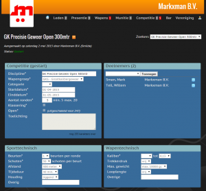 Markxman Online - Interne competitie