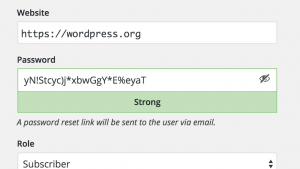 Better passwords in WordPress 4.3 Billie
